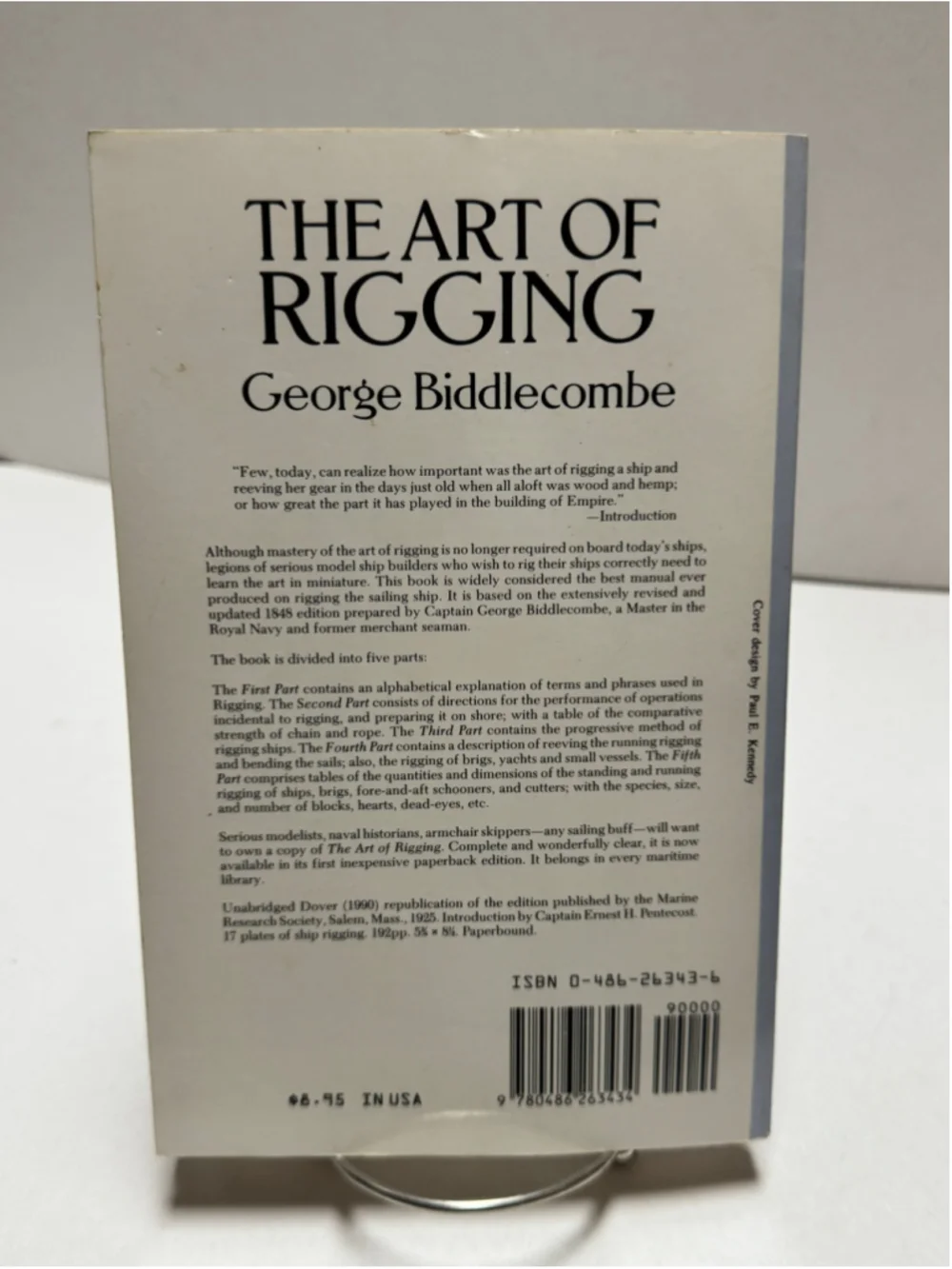 The Art of Rigging by George Biddlecombe (1990, Dover Books, Paperback)